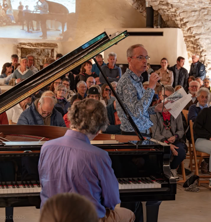 Concert de François-René Duchable à l'atelier Sainte-Marie de Pomier. 24.05.25. Presilly Haute Savoie
