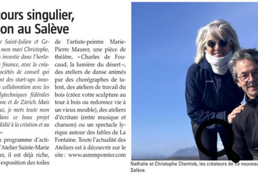 Un parcours singulier, du Japon au Salève Passée par un BTS de tourisme, science-po ou des études de japonais, Nathalie Chemtob a un parcours professionnel singulier.