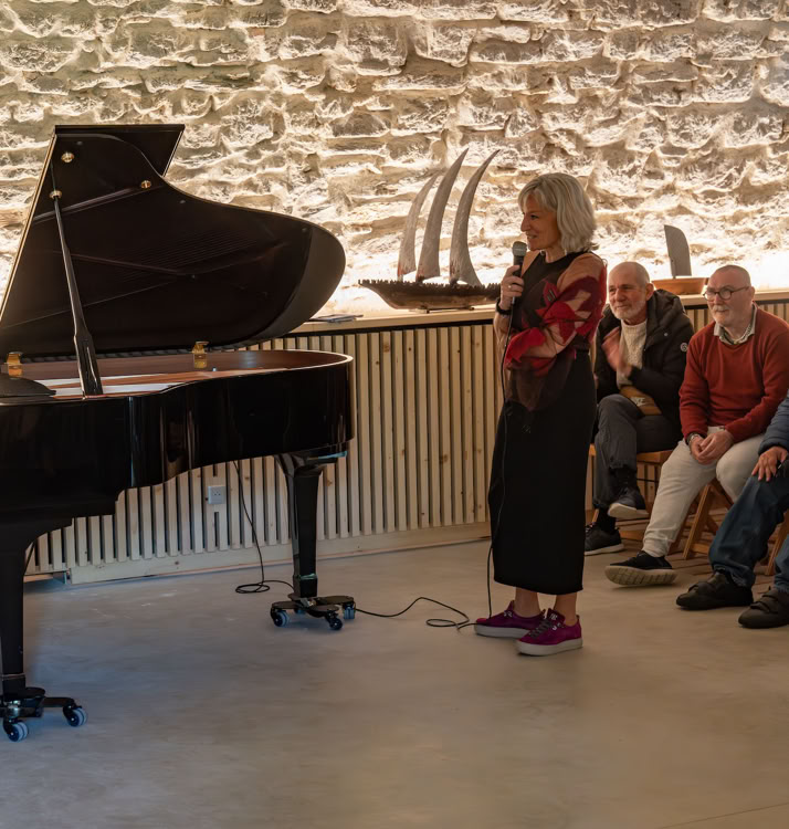 Concert de François-René Duchable à l'atelier Sainte-Marie de Pomier. 24.05.25. Presilly Haute Savoie