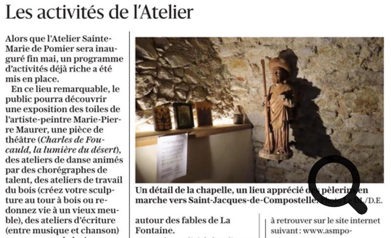 Publié par Dominique Ersnt. Culture et sérénité à l’Atelier Sainte-Marie de Pomier En rénovant l’ancienne ferme-écurie de la chartreuse de Pomier, Nathalie et Christophe Chemtop ont conçu un espace artistique unique dans le Genevois, dédié à la création et au bien-être.