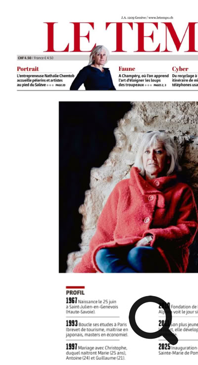 Simon Meier. A frôler les drames, l’entrepreneuse franco-suisse a développé un lien sacré à la vie et à la religion. Au nom du partage, elle inaugure un lieu socio-culturel dans son havre d’enfance