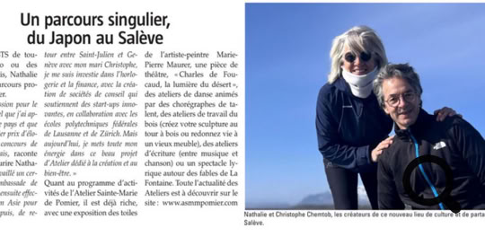 Un parcours singulier, du Japon au Salève Passée par un BTS de tourisme, science-po ou des études de japonais, Nathalie Chemtob a un parcours professionnel singulier.