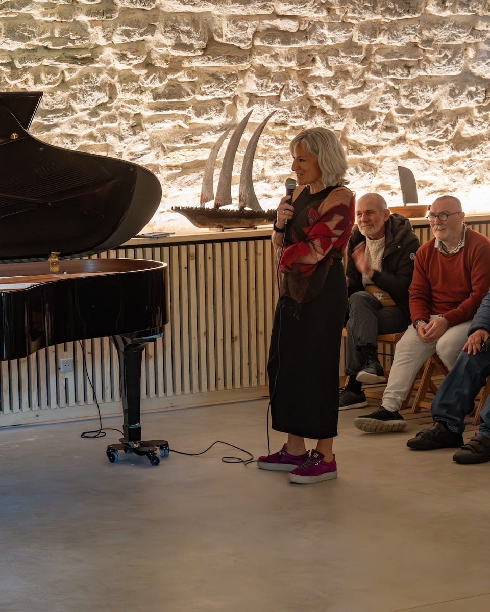 Concert de François-René Duchable à l'atelier Sainte-Marie de Pomier. 24.05.25. Presilly Haute Savoie